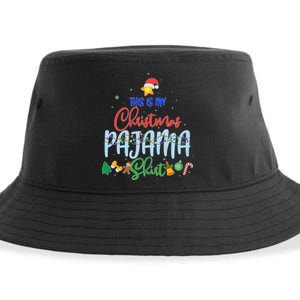 This is My Christmas PJ Shirt Sustainable Bucket Hat