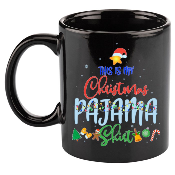This is My Christmas PJ Shirt 11oz C Handle Ceramic Mug