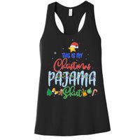 This is My Christmas PJ Shirt Women's Racerback Tank