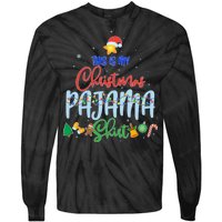 This is My Christmas PJ Shirt Tie-Dye Long Sleeve Shirt