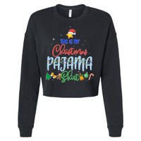 This is My Christmas PJ Shirt Cropped Pullover Crew