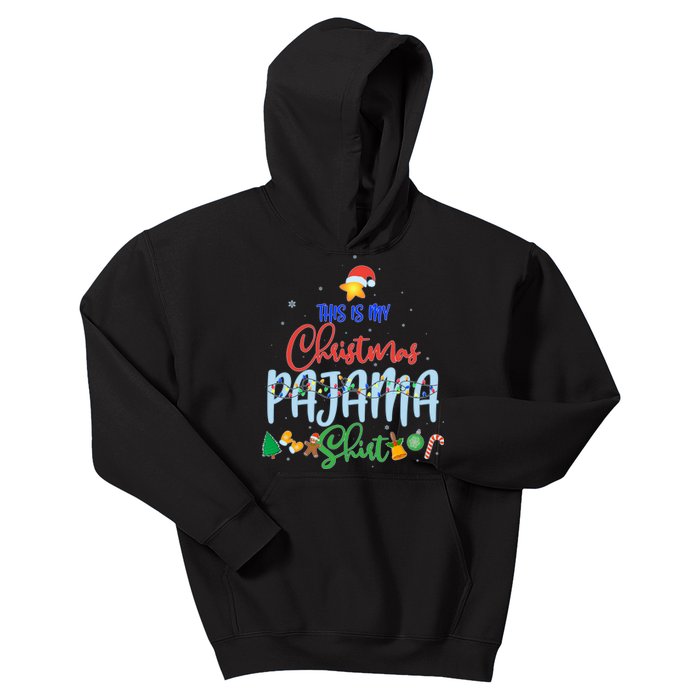 This is My Christmas PJ Shirt Kids Hoodie