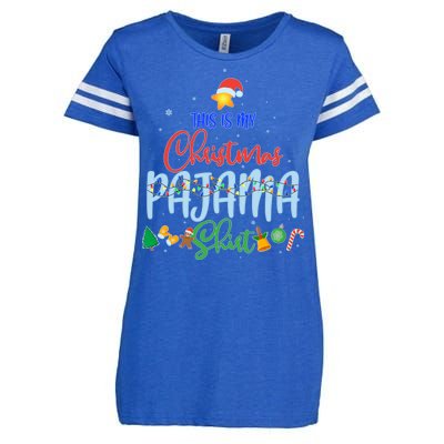 This is My Christmas PJ Shirt Enza Ladies Jersey Football T-Shirt