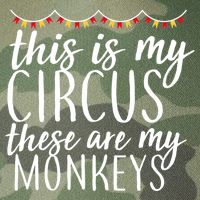 This Is My Circus These Are My Monkeys  Legacy Tie Dye Trucker Hat