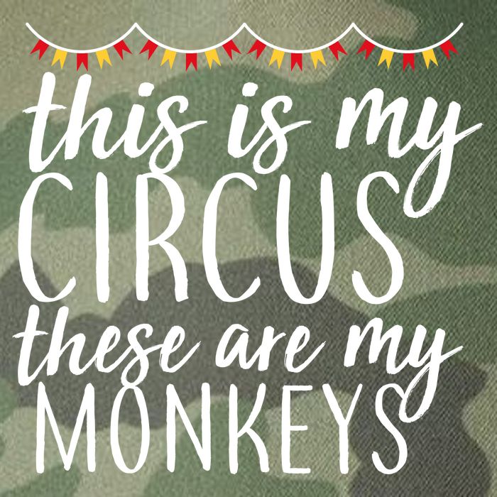 This Is My Circus These Are My Monkeys  Legacy Tie Dye Trucker Hat