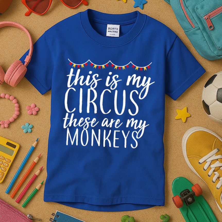 This Is My Circus These Are My Monkeys  Kids T-Shirt