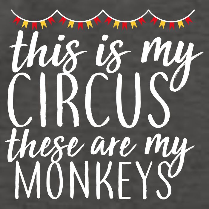 This Is My Circus These Are My Monkeys  Vector Backpack