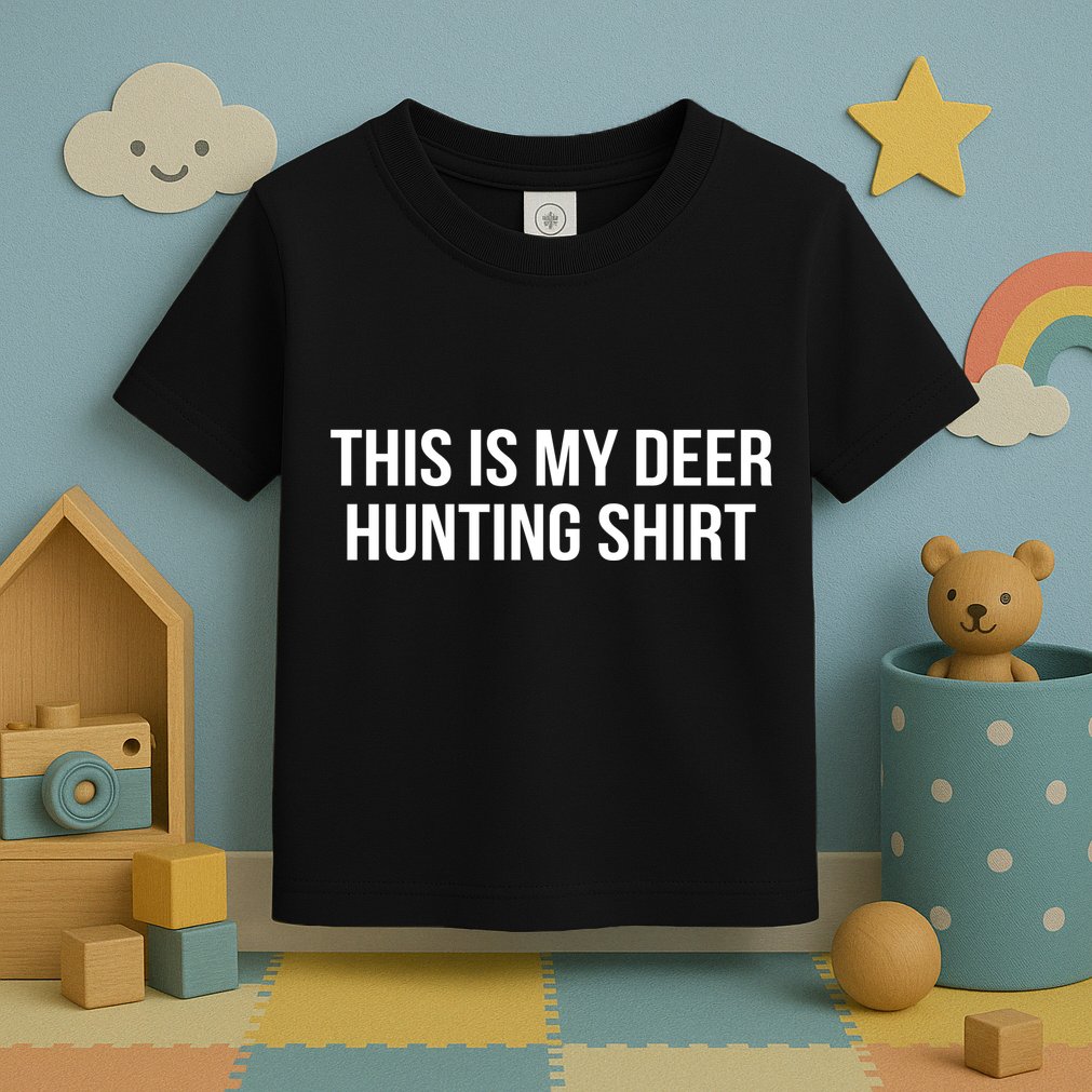 This Is My Deer Hunting Shirt Funny Toddler T-Shirt