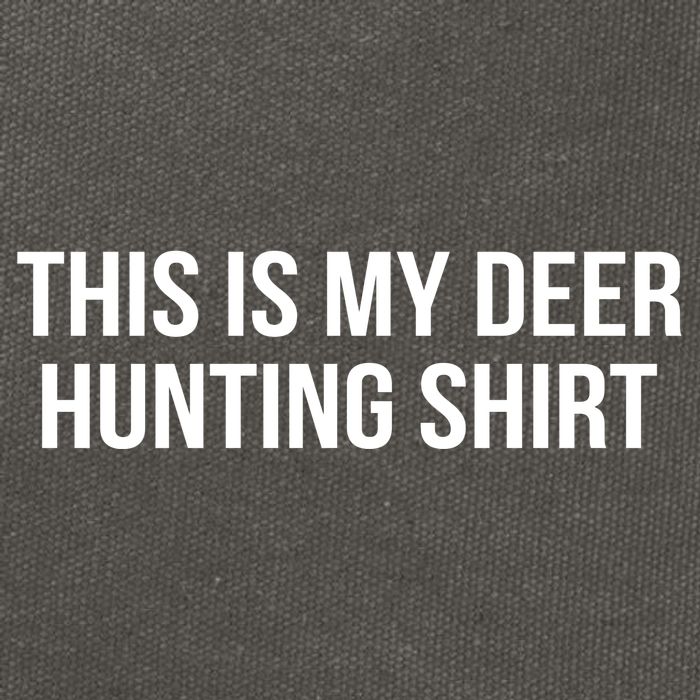 This Is My Deer Hunting Shirt Funny Cotton Canvas Backpack