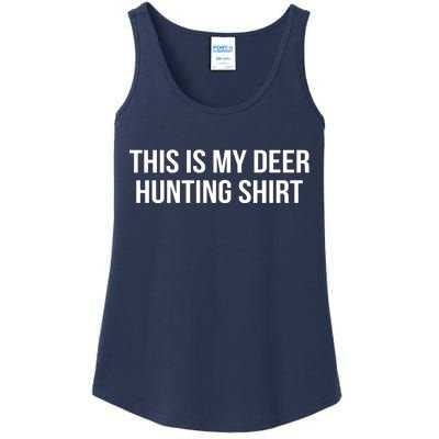 This Is My Deer Hunting Shirt Funny Ladies Essential Tank