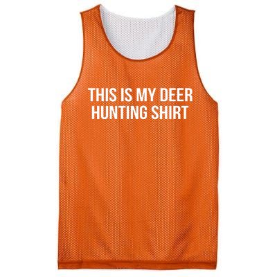 This Is My Deer Hunting Shirt Funny Mesh Reversible Basketball Jersey Tank