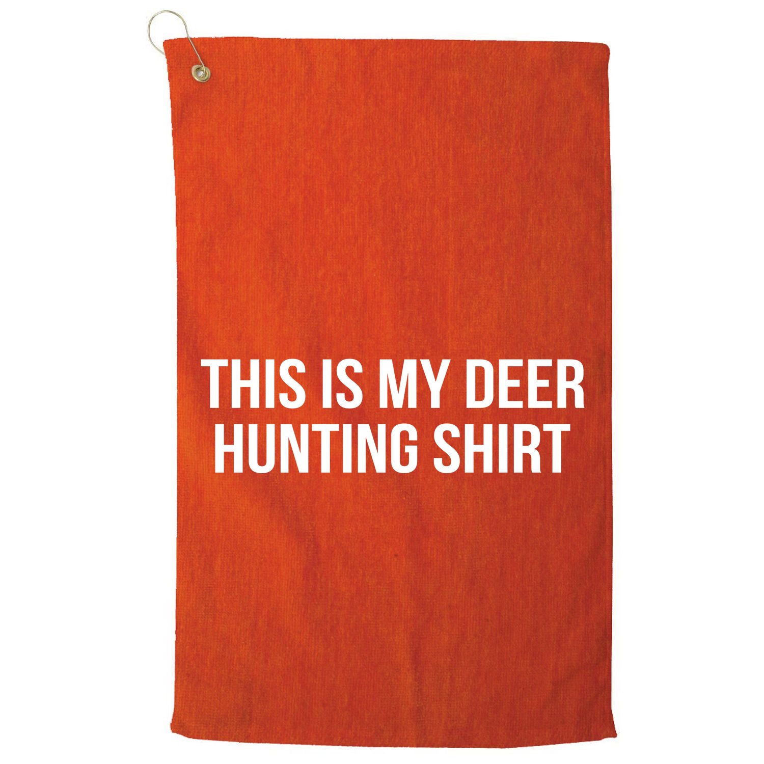 This Is My Deer Hunting Shirt Funny Golf Towel