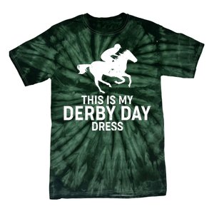 This is My Derby Day Dress Kentucky Derby Horse Racing Tie-Dye T-Shirt