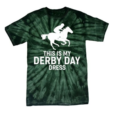 This is My Derby Day Dress Kentucky Derby Horse Racing Tie-Dye T-Shirt