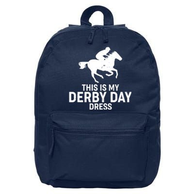 This is My Derby Day Dress Kentucky Derby Horse Racing 16 in Basic Backpack