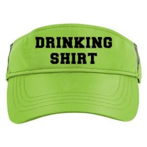 This Is My Drinking Shirt College Text Adult Drive Performance Visor