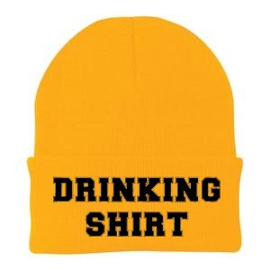 This Is My Drinking Shirt College Text Knit Cap Winter Beanie