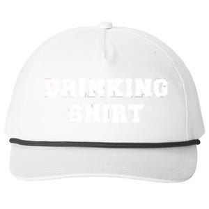 This Is My Drinking Shirt College Text Snapback Five-Panel Rope Hat