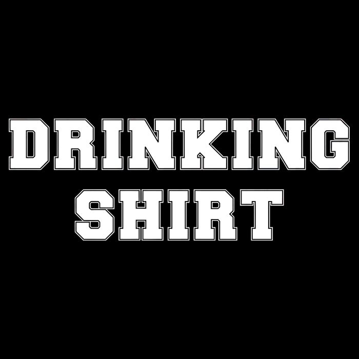 This Is My Drinking Shirt College Text Women's Perfect Tri Tunic Long Sleeve Shirt