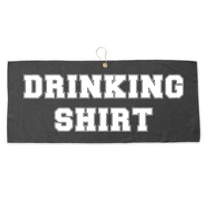 This Is My Drinking Shirt College Text Large Microfiber Waffle Golf Towel