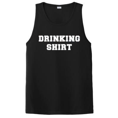 This Is My Drinking Shirt College Text PosiCharge Competitor Tank