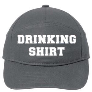 This Is My Drinking Shirt College Text 7-Panel Snapback Hat