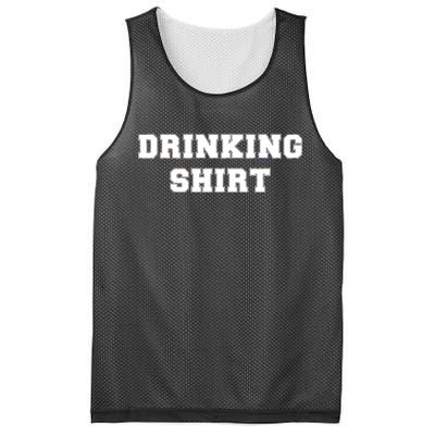 This Is My Drinking Shirt College Text Mesh Reversible Basketball Jersey Tank