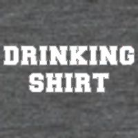 This Is My Drinking Shirt College Text Poster