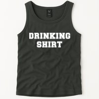 This Is My Drinking Shirt College Text Tank Top