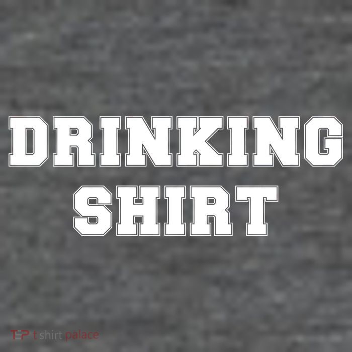 This Is My Drinking Shirt College Text Women's T-Shirt