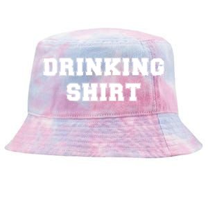 This Is My Drinking Shirt College Text Tie-Dyed Bucket Hat