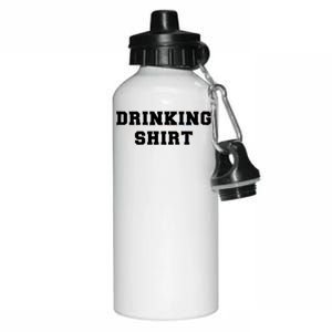 This Is My Drinking Shirt College Text Aluminum Water Bottle 