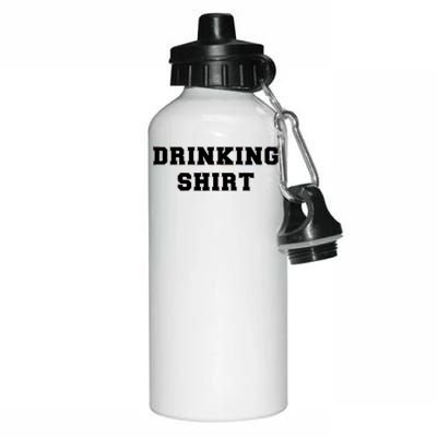 This Is My Drinking Shirt College Text Aluminum Water Bottle