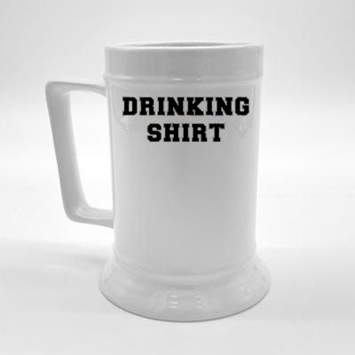 This Is My Drinking Shirt College Text Beer Stein