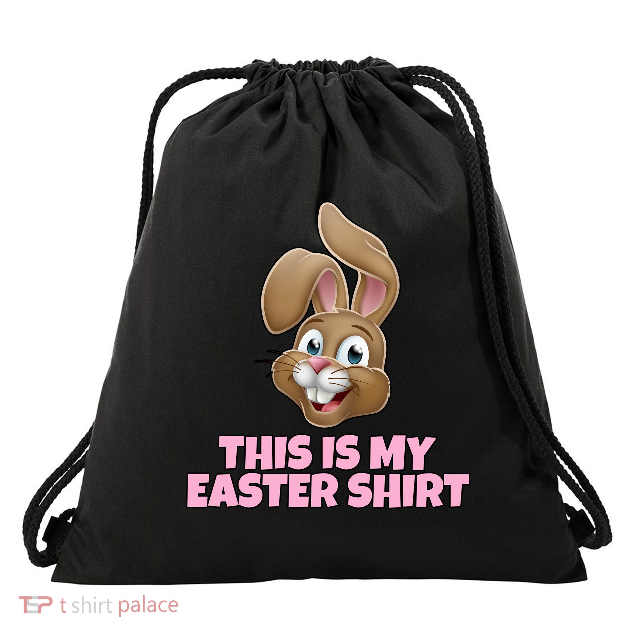 This Is My Easter Drawstring Bag