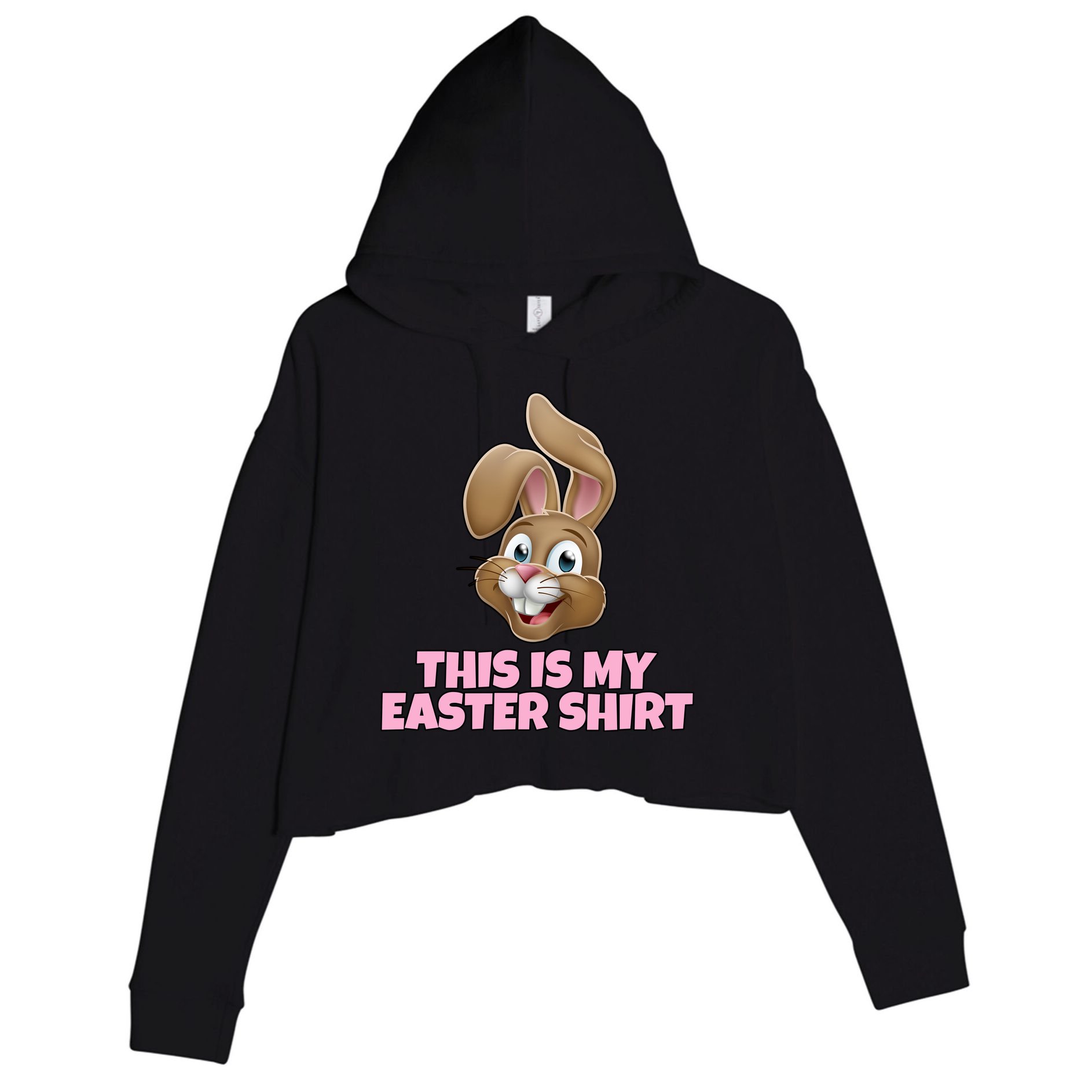 This Is My Easter Crop Fleece Hoodie