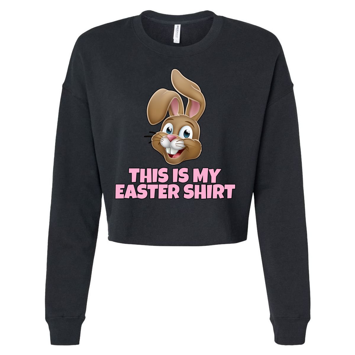 This Is My Easter Cropped Pullover Crew