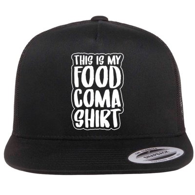 This is My Food Coma Flatbill Hat