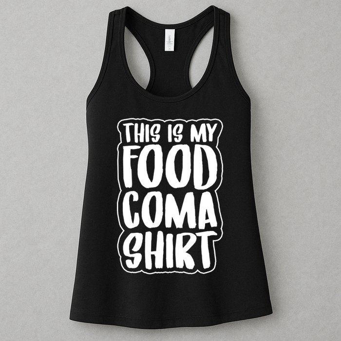 This is My Food Coma Womens Tank Top