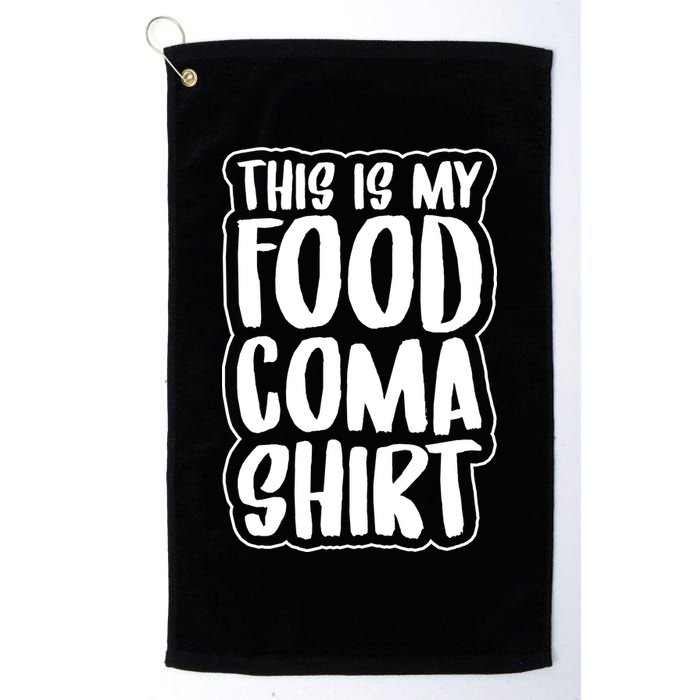 This is My Food Coma Golf Towel