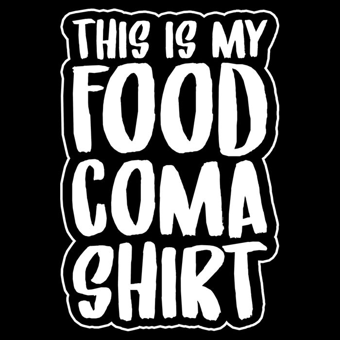 This is My Food Coma Cropped Pullover Crew