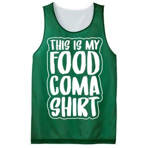 This is My Food Coma Mesh Reversible Basketball Jersey Tank