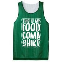 This is My Food Coma Mesh Reversible Basketball Jersey Tank