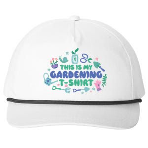 This Is My Gardening Shirt Snapback Five-Panel Rope Hat