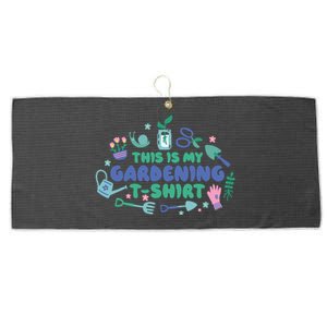 This Is My Gardening Shirt Large Microfiber Waffle Golf Towel