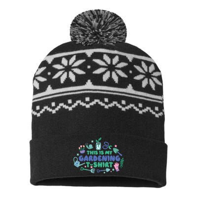 This Is My Gardening Shirt USA-Made Snowflake Beanie