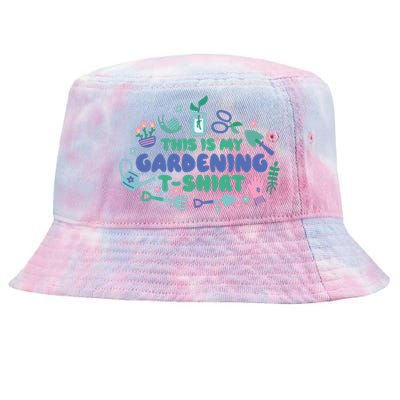 This Is My Gardening Shirt Tie-Dyed Bucket Hat