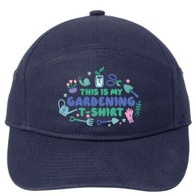 This Is My Gardening Shirt 7-Panel Snapback Hat