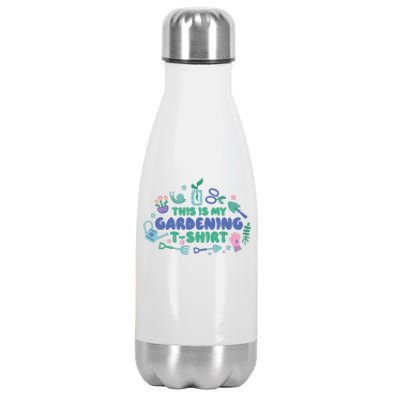 This Is My Gardening Shirt Stainless Steel Insulated Water Bottle