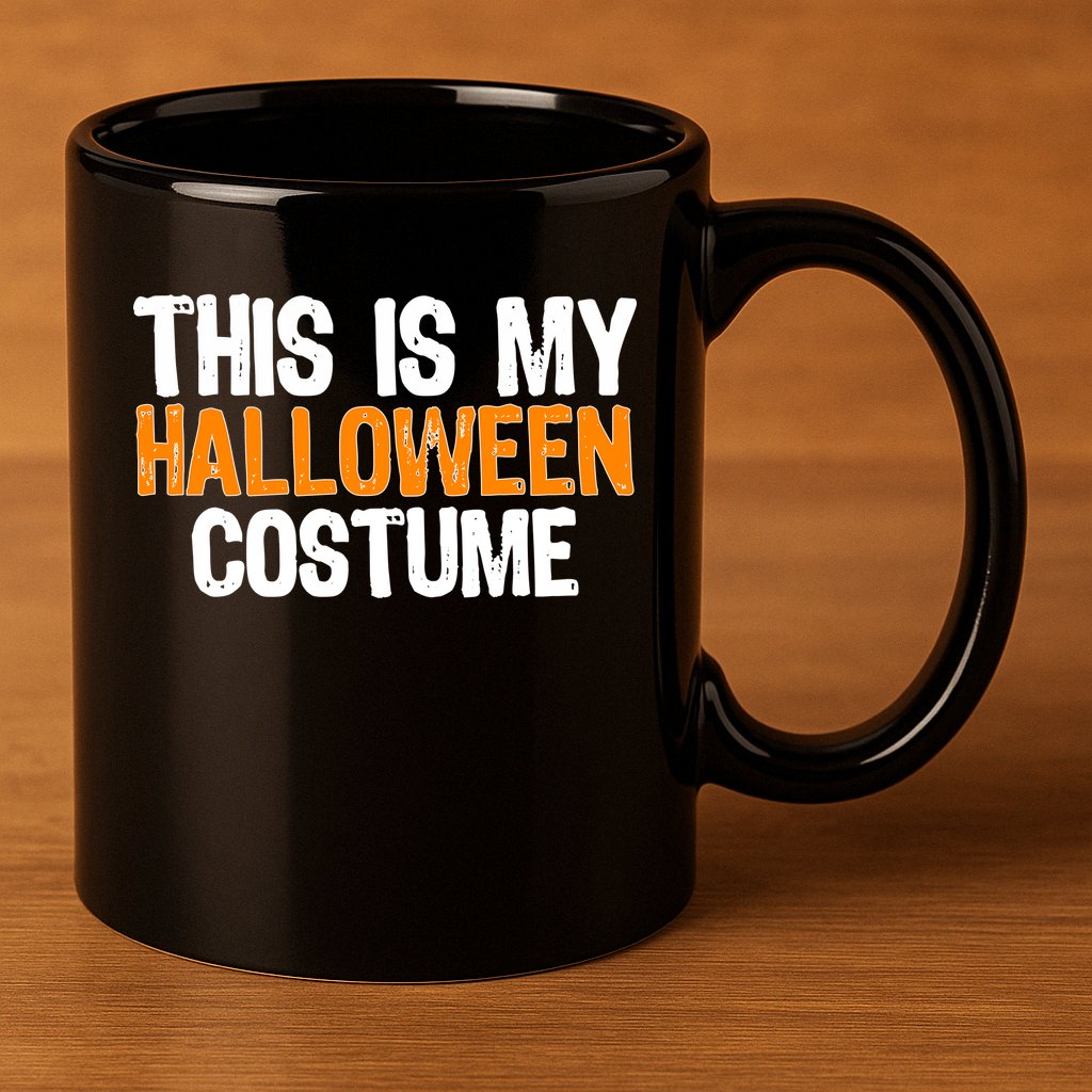 This Is My Halloween Costume 11oz C Handle Ceramic Mug